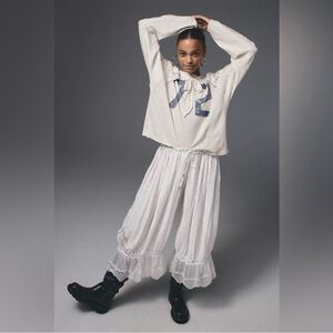 Free people Forever Young Bloomer Pants white alyssum